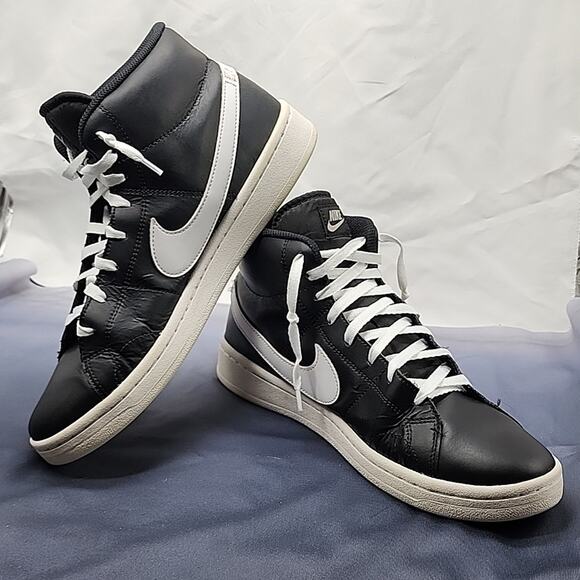 ●NIKE●STYLE : COURT ROYAL 2 MID SNEAKERS IN BLACK ⚫️ IN GUC MENS 11.5 ☆AWESOME☆ - Picture 15 of 16